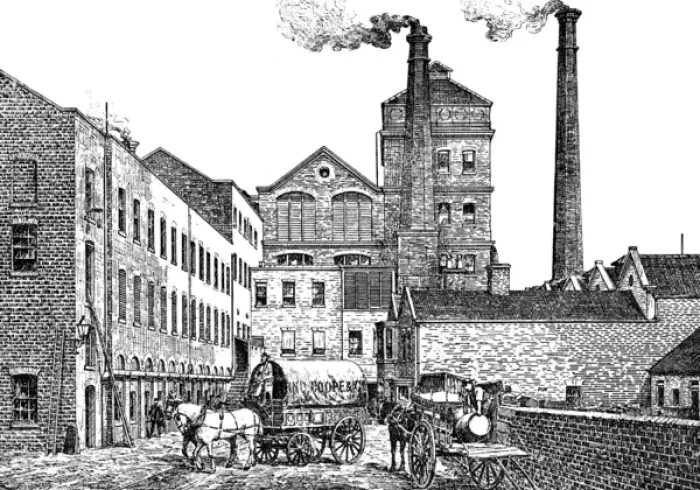 Framed Print : Ind Coope Brewery Burton Framed Print : Ind Coope Brewery Burton