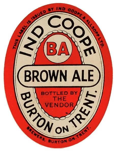 Ind Coope Brown Ale (bottle by vendor logo)