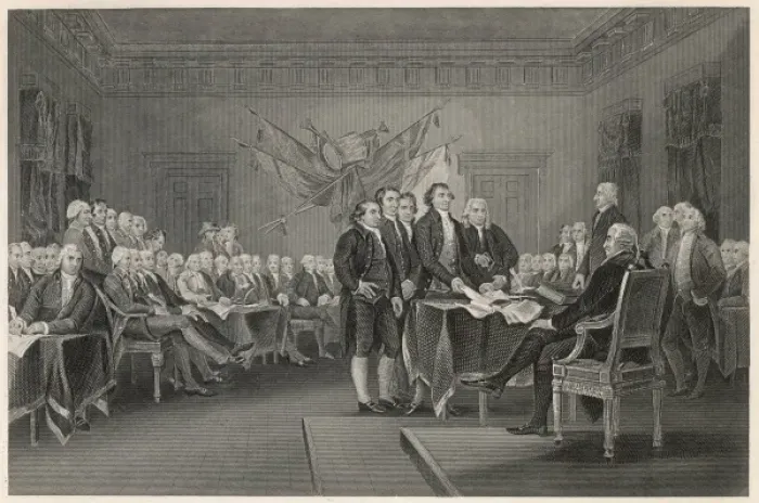 Framed Print : Independence Declaration Framed Print : Independence Declaration