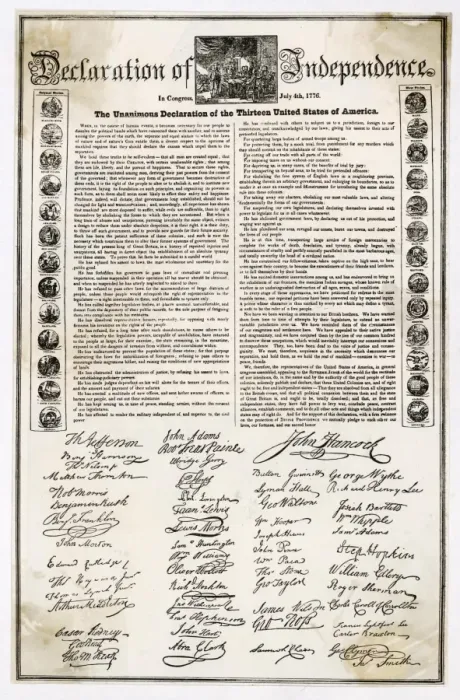 Framed Print : Independence Declaration Framed Print : Independence Declaration
