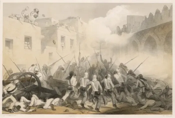 Framed Print : India / 1857 / Delhi Stormed Framed Print : India / 1857 / Delhi Stormed