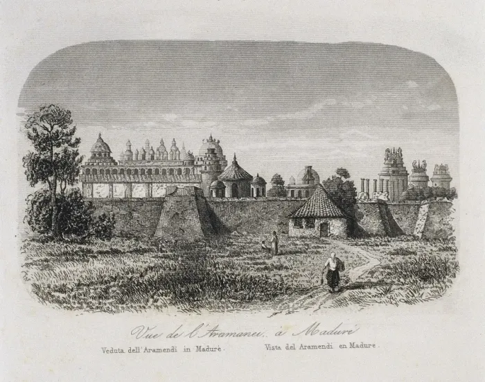 Framed Print : India (1863). Madurai. Picture of the Historia Framed Print : India (1863). Madurai. Picture of the Historia