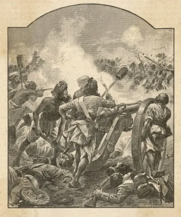 Framed Print : India / Battle of Assaye Framed Print : India / Battle of Assaye