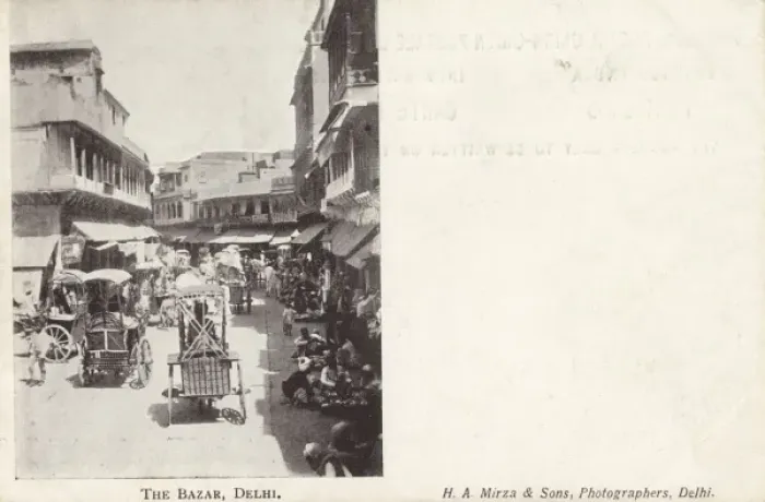 Framed Print : India - The Bazar, Delhi Framed Print : India - The Bazar, Delhi