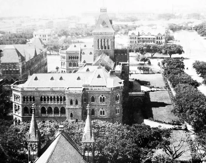 Framed Print : India - Bombay from Rajabai Tower early 1900s Framed Print : India - Bombay from Rajabai Tower early 1900s