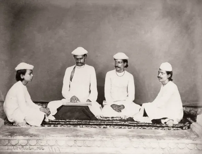 Framed Print : India - Brahmins, Shepherd and Robertson, 1860s Framed Print : India - Brahmins, Shepherd and Robertson, 1860s