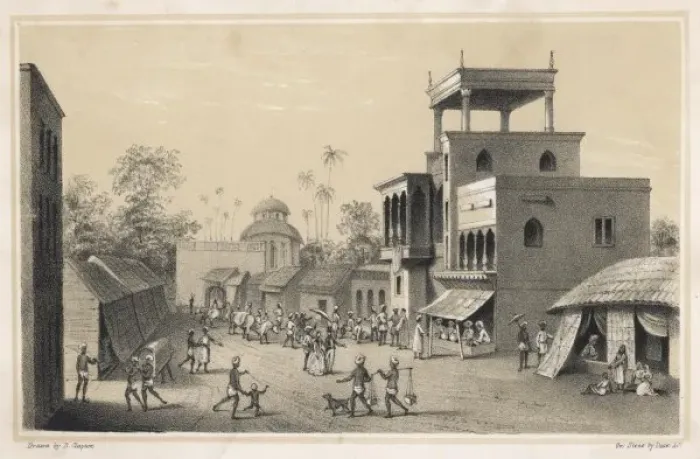 Framed Print : India / Calcutta C1835 Framed Print : India / Calcutta C1835