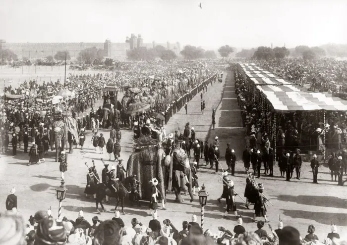 Framed Print : India - ceremony related to Delhi Durbar - probably 1903 Framed Print : India - ceremony related to Delhi Durbar - probably 1903