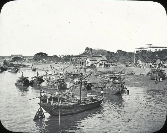 Framed Print : India - Dinghies Framed Print : India - Dinghies