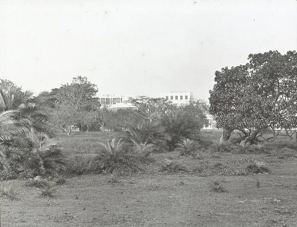 India - Government House from the Park, Madras