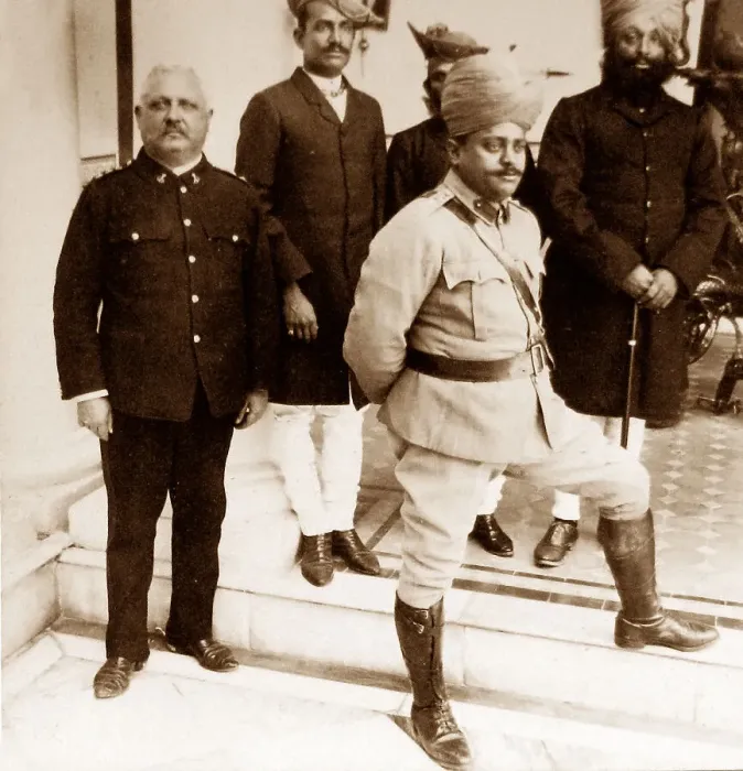 Framed Print : India - HH Maharaja of Gwalior early 1900s Framed Print : India - HH Maharaja of Gwalior early 1900s
