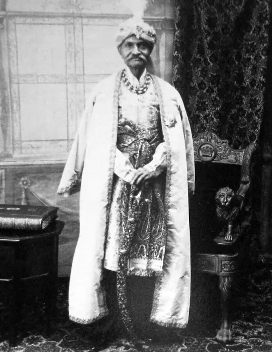 Framed Print : India - HH Maharaja of Tagore in Durbar Costume early 1900s Framed Print : India - HH Maharaja of Tagore in Durbar Costume early 1900s
