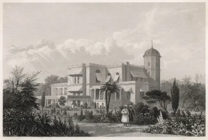 Framed Print : India / Lucknow 1845 Framed Print : India / Lucknow 1845