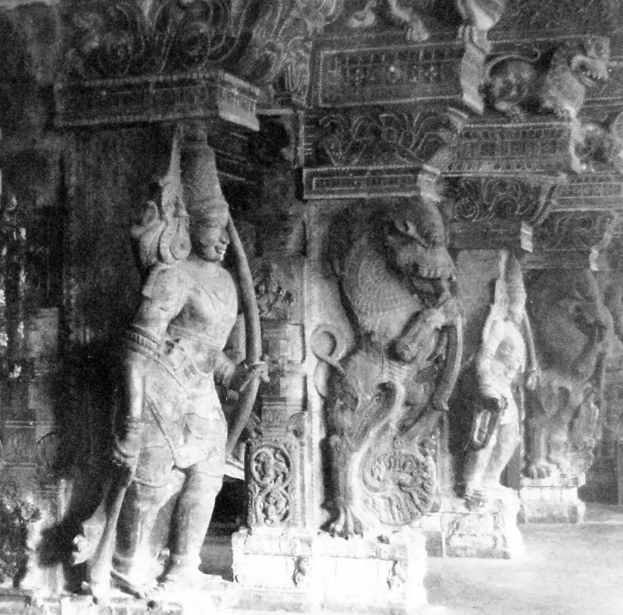 Framed Print : India - Madurai Temple early 1900s Framed Print : India - Madurai Temple early 1900s