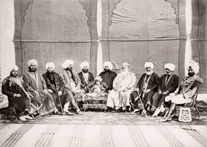 Framed Print : India - Maharajah of Patiala 1860s