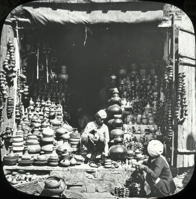 Framed Print : India - Native Shopkeeper Framed Print : India - Native Shopkeeper