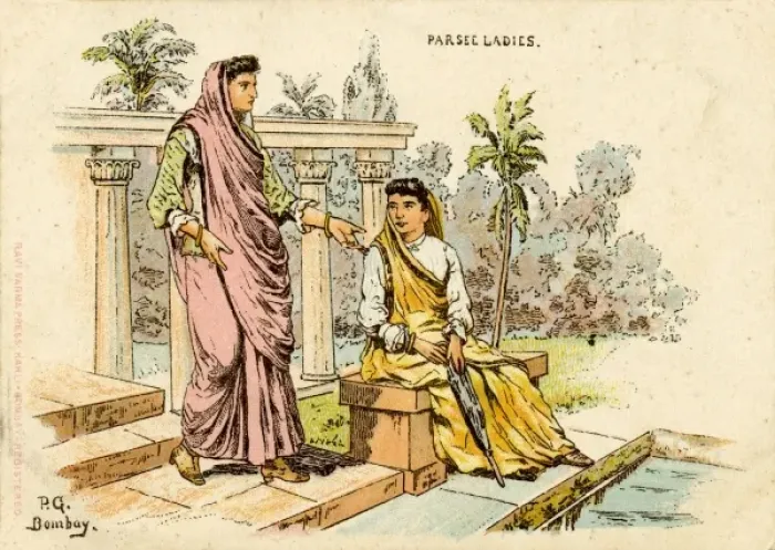 Framed Print : India - Parsee Ladies Framed Print : India - Parsee Ladies