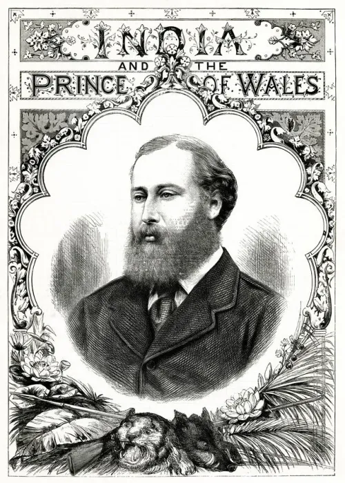 Framed Print : India and the Prince of Wales 1875 Framed Print : India and the Prince of Wales 1875