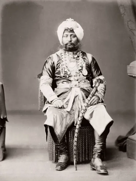 Framed Print : India - the Raja of Farikdot 1860s Framed Print : India - the Raja of Farikdot 1860s