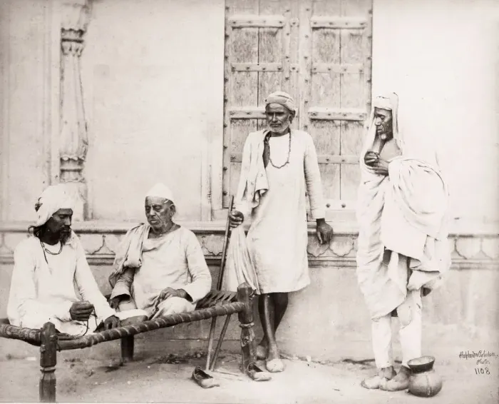 Framed Print : India - Sadhs Fakirs, Shepherd and Robertson, 1860s Framed Print : India - Sadhs Fakirs, Shepherd and Robertson, 1860s