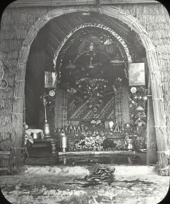Framed Print : India - Shrine at Rams Birthplace, Fyzabad Framed Print : India - Shrine at Rams Birthplace, Fyzabad