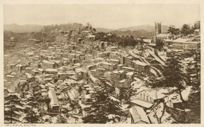 Framed Print : India / Simla Winter 1920S Framed Print : India / Simla Winter 1920S