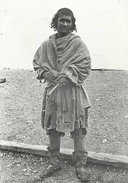 India - A Thibetan man, Himalayas