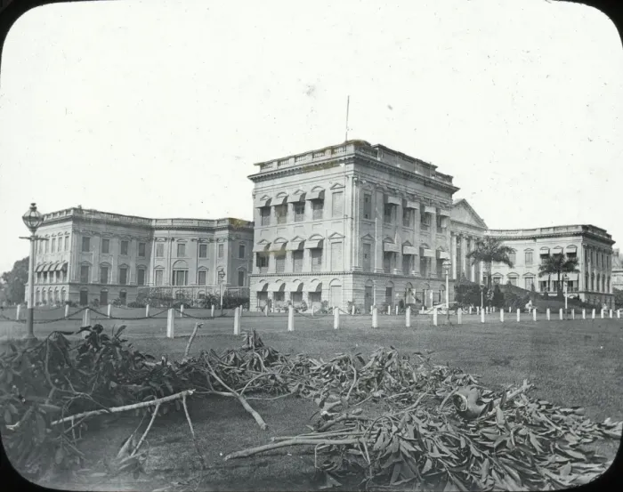 Framed Print : India - Side View Government House Framed Print : India - Side View Government House