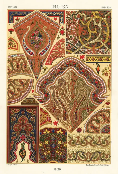 Framed Print : Indian art: modern decoration Framed Print : Indian art: modern decoration