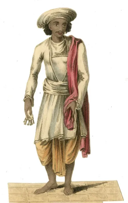 Framed Print : Indian Barburdar or Steward Framed Print : Indian Barburdar or Steward
