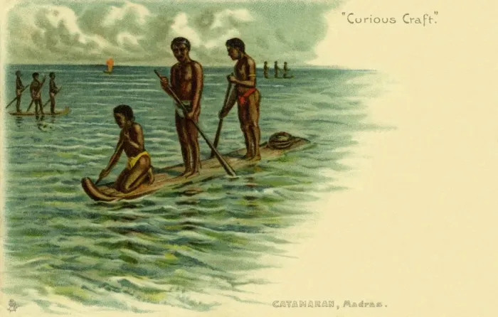Framed Print : Indian catamaran Framed Print : Indian catamaran
