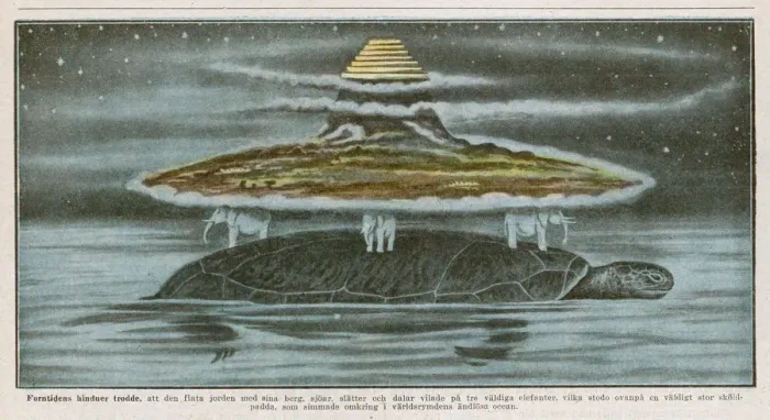 Framed Print : Indian Cosmic Myth Framed Print : Indian Cosmic Myth