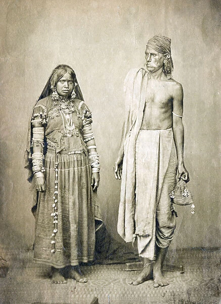 Indian Couple Date: 1900s