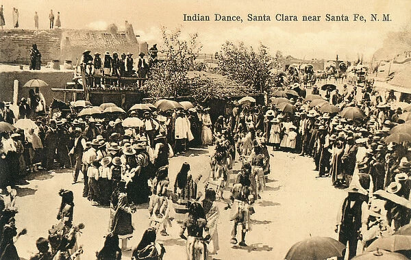 Indian dance, Santa Clara, New Mexico, USA