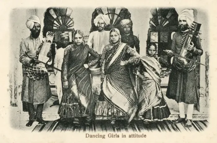 Framed Print : Indian Dancing Girls Framed Print : Indian Dancing Girls