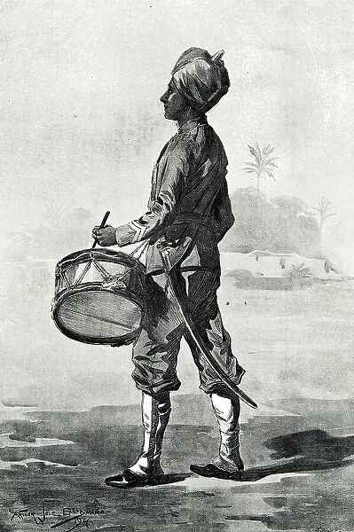 Indian Drummer of the 20th Bombay Infantry
