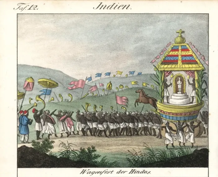 Framed Print : Indian festival of Tirunal (Pongal) with large procession Framed Print : Indian festival of Tirunal (Pongal) with large procession