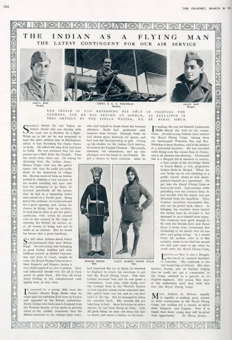 Framed Print : The Indian as a Flying Man, WW1 Framed Print : The Indian as a Flying Man, WW1