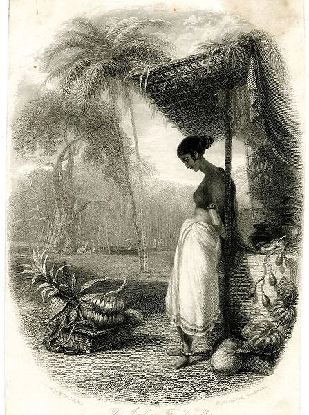 Indian Fruit Seller by William Daniell, R. A