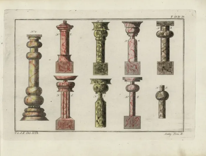 Framed Print : Indian marble columns Framed Print : Indian marble columns