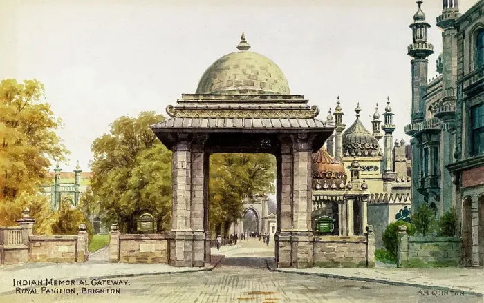 Framed Print : Indian Memorial Gateway, Royal Pavilion, Brighton, Sussex Framed Print : Indian Memorial Gateway, Royal Pavilion, Brighton, Sussex