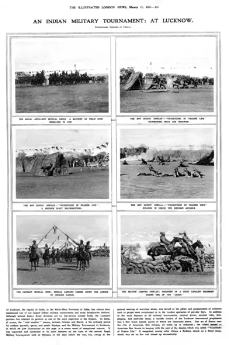 Framed Print : An Indian military tournament at Lucknow Framed Print : An Indian military tournament at Lucknow