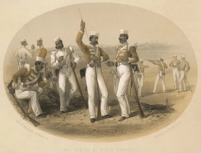 Framed Print : Indian Mutiny, Soldiers Framed Print : Indian Mutiny, Soldiers
