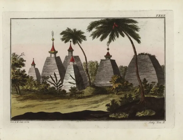 Framed Print : Indian pagodas Framed Print : Indian pagodas