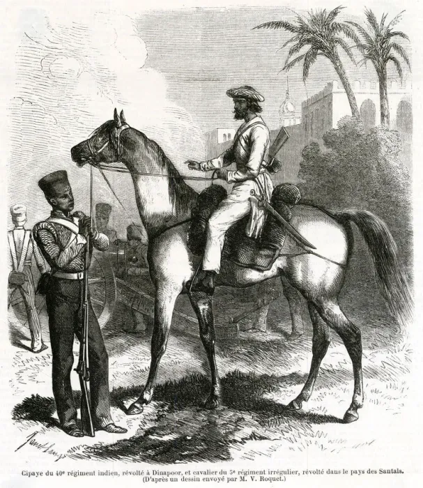 Framed Print : INDIAN SEPOY & CAVALIER INDIAN SEPOY & CAVALIER Framed Print : INDIAN SEPOY & CAVALIER INDIAN SEPOY & CAVALIER