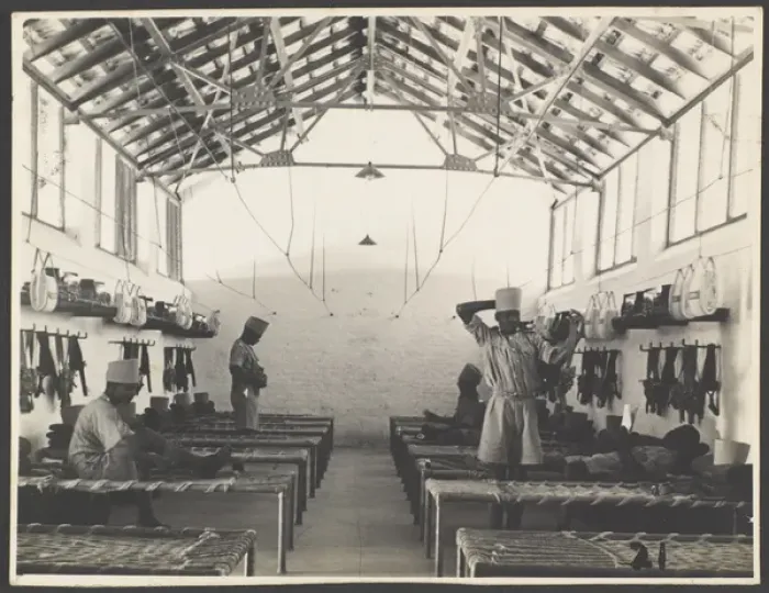 Framed Print : Indian soldiers inside barracks Framed Print : Indian soldiers inside barracks