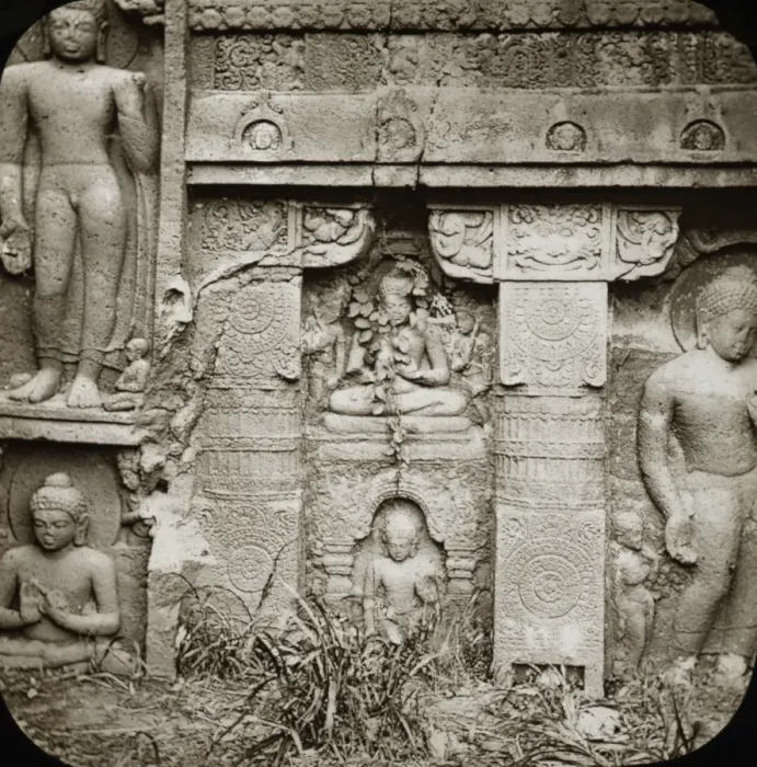 Framed Print : Indian stone relief carving on a temple facade Framed Print : Indian stone relief carving on a temple facade