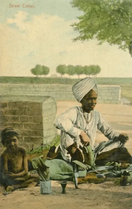 Framed Print : Indian Street Cobbler Framed Print : Indian Street Cobbler