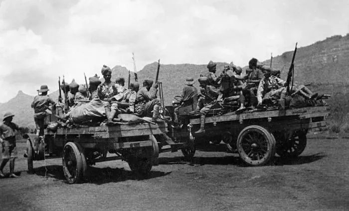 Framed Print : Indian troops at Bura Camp, Kenya, WW1 Framed Print : Indian troops at Bura Camp, Kenya, WW1