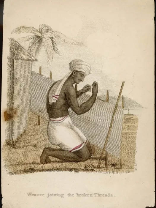 Framed Print : Indian Weaver - 2 Framed Print : Indian Weaver - 2